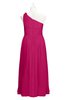 ColsBM Saylor Beetroot Purple Plus Size Bridesmaid Dresses Floor Length Zip up Cute A-line Flower Sleeveless