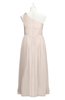 ColsBM Saylor Cream Pink Plus Size Bridesmaid Dresses Floor Length Zip up Cute A-line Flower Sleeveless