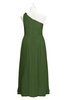 ColsBM Saylor Garden Green Plus Size Bridesmaid Dresses Floor Length Zip up Cute A-line Flower Sleeveless
