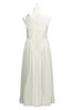 ColsBM Saylor Ivory Plus Size Bridesmaid Dresses Floor Length Zip up Cute A-line Flower Sleeveless