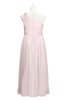 ColsBM Saylor Light Pink Plus Size Bridesmaid Dresses Floor Length Zip up Cute A-line Flower Sleeveless