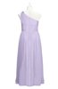 ColsBM Saylor Light Purple Plus Size Bridesmaid Dresses Floor Length Zip up Cute A-line Flower Sleeveless
