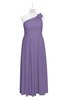 ColsBM Saylor Lilac Plus Size Bridesmaid Dresses Floor Length Zip up Cute A-line Flower Sleeveless