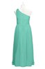 ColsBM Saylor Mint Green Plus Size Bridesmaid Dresses Floor Length Zip up Cute A-line Flower Sleeveless