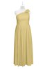 ColsBM Saylor New Wheat Plus Size Bridesmaid Dresses Floor Length Zip up Cute A-line Flower Sleeveless