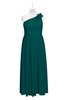 ColsBM Saylor Shaded Spruce Plus Size Bridesmaid Dresses Floor Length Zip up Cute A-line Flower Sleeveless
