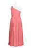 ColsBM Saylor Shell Pink Plus Size Bridesmaid Dresses Floor Length Zip up Cute A-line Flower Sleeveless