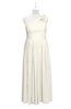 ColsBM Saylor Whisper White Plus Size Bridesmaid Dresses Floor Length Zip up Cute A-line Flower Sleeveless