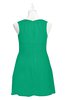 ColsBM Zaniyah Pepper Green Plus Size Bridesmaid Dresses Jewel Mini Casual A-line Zip up Sleeveless