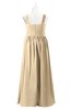 ColsBM Saige Apricot Gelato Plus Size Bridesmaid Dresses Simple A-line Sleeveless Pleated Zip up Sweetheart