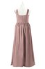ColsBM Saige Blush Pink Plus Size Bridesmaid Dresses Simple A-line Sleeveless Pleated Zip up Sweetheart