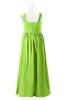 ColsBM Saige Bright Green Plus Size Bridesmaid Dresses Simple A-line Sleeveless Pleated Zip up Sweetheart