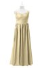 ColsBM Saige Cornhusk Plus Size Bridesmaid Dresses Simple A-line Sleeveless Pleated Zip up Sweetheart