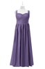 ColsBM Saige Lilac Plus Size Bridesmaid Dresses Simple A-line Sleeveless Pleated Zip up Sweetheart