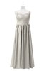 ColsBM Saige Off White Plus Size Bridesmaid Dresses Simple A-line Sleeveless Pleated Zip up Sweetheart
