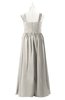 ColsBM Saige Off White Plus Size Bridesmaid Dresses Simple A-line Sleeveless Pleated Zip up Sweetheart