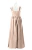 ColsBM Saige Peach Puree Plus Size Bridesmaid Dresses Simple A-line Sleeveless Pleated Zip up Sweetheart