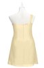ColsBM Nataly Cornhusk Plus Size Bridesmaid Dresses Simple Sleeveless Column Ruching Asymmetric Neckline Zipper