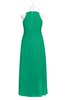 ColsBM Nathalia Pepper Green Plus Size Bridesmaid Dresses A-line Floor Length Ruching Zip up Mature Jewel