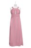 ColsBM Nathalia Rosebloom Plus Size Bridesmaid Dresses A-line Floor Length Ruching Zip up Mature Jewel
