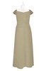 ColsBM Oakley Candied Ginger Plus Size Bridesmaid Dresses A-line Modern Floor Length Zip up Appliques Short Sleeve