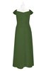 ColsBM Oakley Garden Green Plus Size Bridesmaid Dresses A-line Modern Floor Length Zip up Appliques Short Sleeve