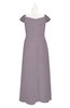 ColsBM Oakley Sea Fog Plus Size Bridesmaid Dresses A-line Modern Floor Length Zip up Appliques Short Sleeve