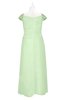 ColsBM Oakley Seacrest Plus Size Bridesmaid Dresses A-line Modern Floor Length Zip up Appliques Short Sleeve