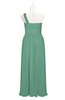 ColsBM Landry Bristol Blue Plus Size Bridesmaid Dresses Sleeveless One Shoulder Pleated Floor Length Elegant Half Backless