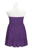 ColsBM Paityn Pansy Plus Size Bridesmaid Dresses Pleated Zip up Sleeveless Strapless Knee Length Modern