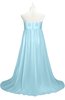 ColsBM Milania Aqua Plus Size Bridesmaid Dresses Sweetheart Sleeveless Empire Pleated Backless Gorgeous