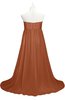 ColsBM Milania Bombay Brown Plus Size Bridesmaid Dresses Sweetheart Sleeveless Empire Pleated Backless Gorgeous