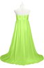 ColsBM Milania Bright Green Plus Size Bridesmaid Dresses Sweetheart Sleeveless Empire Pleated Backless Gorgeous