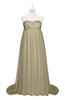 ColsBM Milania Candied Ginger Plus Size Bridesmaid Dresses Sweetheart Sleeveless Empire Pleated Backless Gorgeous