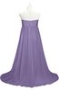 ColsBM Milania Chalk Violet Plus Size Bridesmaid Dresses Sweetheart Sleeveless Empire Pleated Backless Gorgeous
