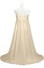 ColsBM Milania Champagne Plus Size Bridesmaid Dresses Sweetheart Sleeveless Empire Pleated Backless Gorgeous