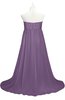 ColsBM Milania Chinese Violet Plus Size Bridesmaid Dresses Sweetheart Sleeveless Empire Pleated Backless Gorgeous