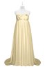 ColsBM Milania Cornhusk Plus Size Bridesmaid Dresses Sweetheart Sleeveless Empire Pleated Backless Gorgeous