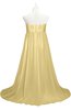 ColsBM Milania Gold Plus Size Bridesmaid Dresses Sweetheart Sleeveless Empire Pleated Backless Gorgeous
