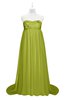 ColsBM Milania Green Oasis Plus Size Bridesmaid Dresses Sweetheart Sleeveless Empire Pleated Backless Gorgeous