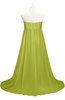 ColsBM Milania Green Oasis Plus Size Bridesmaid Dresses Sweetheart Sleeveless Empire Pleated Backless Gorgeous