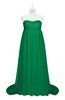 ColsBM Milania Green Plus Size Bridesmaid Dresses Sweetheart Sleeveless Empire Pleated Backless Gorgeous