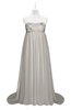 ColsBM Milania Hushed Violet Plus Size Bridesmaid Dresses Sweetheart Sleeveless Empire Pleated Backless Gorgeous