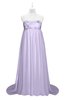ColsBM Milania Light Purple Plus Size Bridesmaid Dresses Sweetheart Sleeveless Empire Pleated Backless Gorgeous