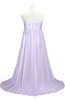 ColsBM Milania Light Purple Plus Size Bridesmaid Dresses Sweetheart Sleeveless Empire Pleated Backless Gorgeous