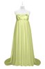 ColsBM Milania Lime Green Plus Size Bridesmaid Dresses Sweetheart Sleeveless Empire Pleated Backless Gorgeous