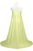 ColsBM Milania Lime Sherbet Plus Size Bridesmaid Dresses Sweetheart Sleeveless Empire Pleated Backless Gorgeous