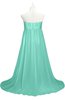 ColsBM Milania Mint Green Plus Size Bridesmaid Dresses Sweetheart Sleeveless Empire Pleated Backless Gorgeous