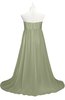 ColsBM Milania Moss Green Plus Size Bridesmaid Dresses Sweetheart Sleeveless Empire Pleated Backless Gorgeous