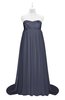ColsBM Milania Nightshadow Blue Plus Size Bridesmaid Dresses Sweetheart Sleeveless Empire Pleated Backless Gorgeous